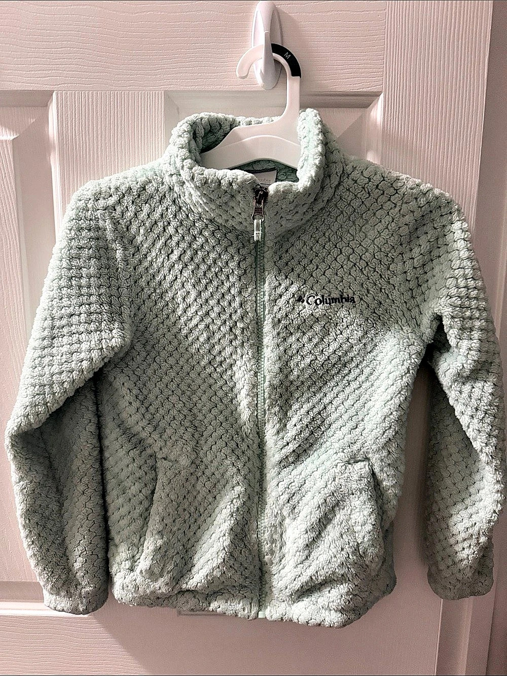 Columbia Jasper Ridge Pebbled Full-Zip Fleece Jacket Green